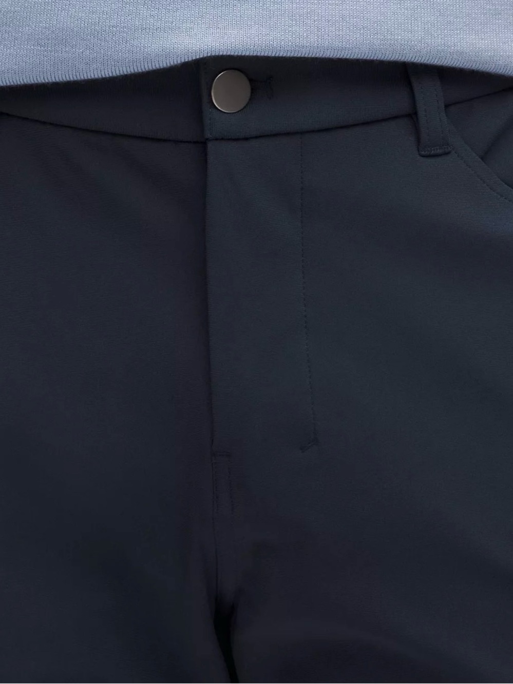 Lululemon 5-Pocket Versatile Blue Trousers Men's Size 35 Traditional Straight - Picture 6 of 8